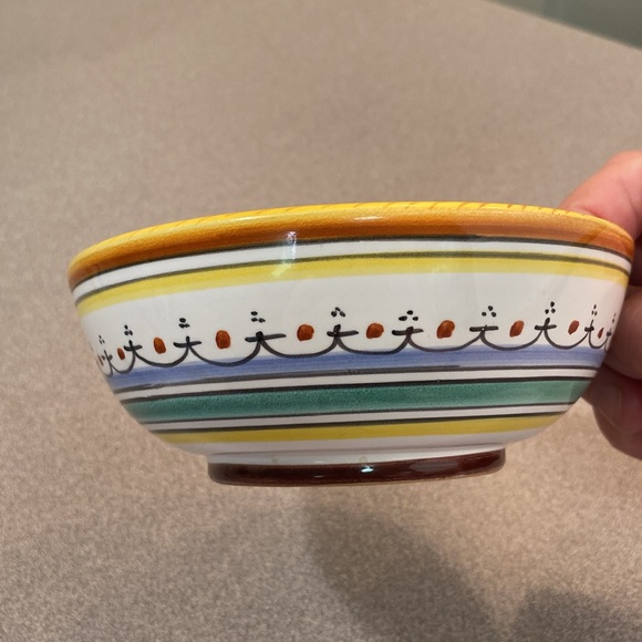 Italian Deruta Pottery - 5.5” Fratelli Mari bowl - Picture 2 of 6